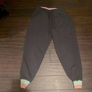 LNDR Cropped Sweatpants Blue SMALL Trackpant